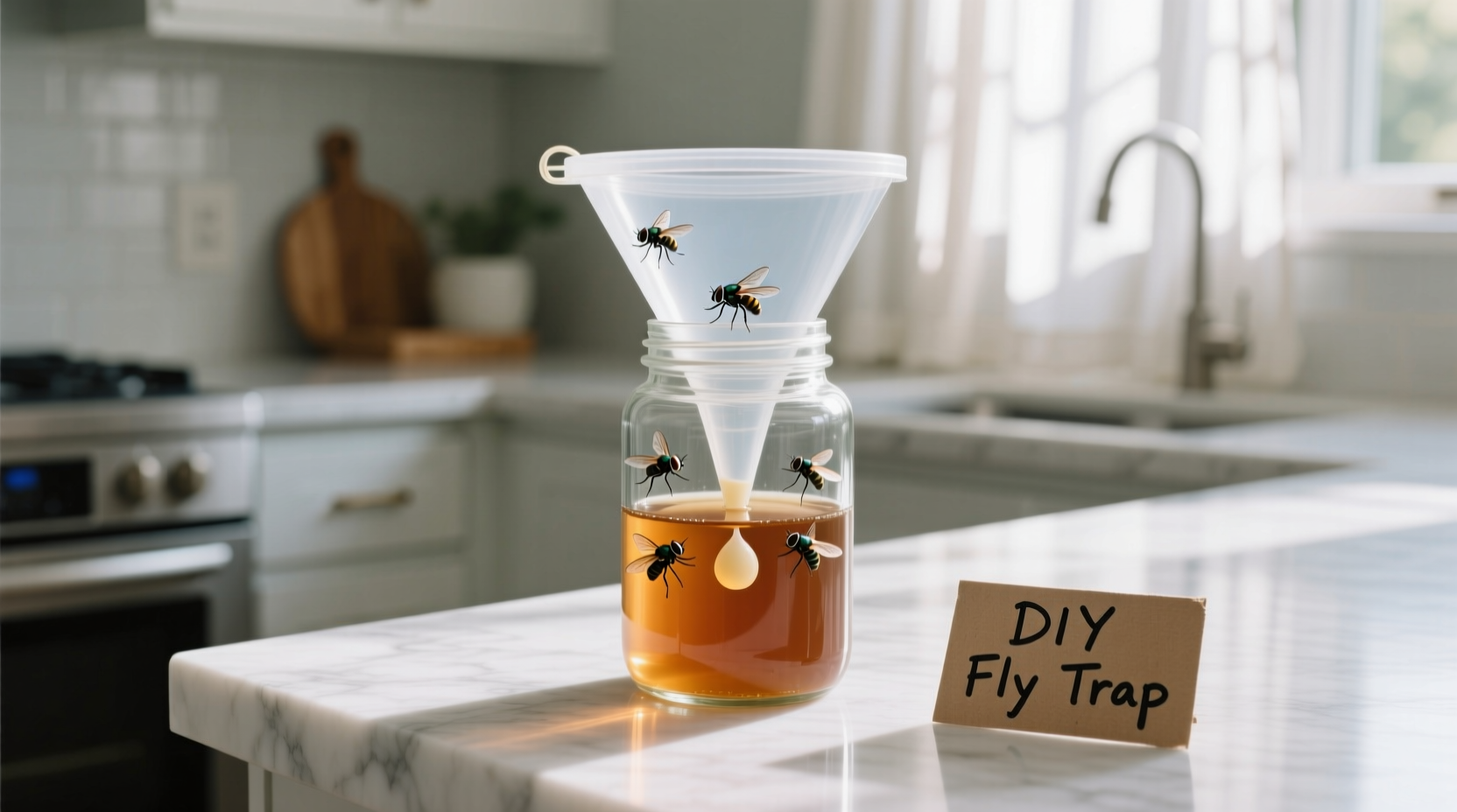 fly trap indoor homemade