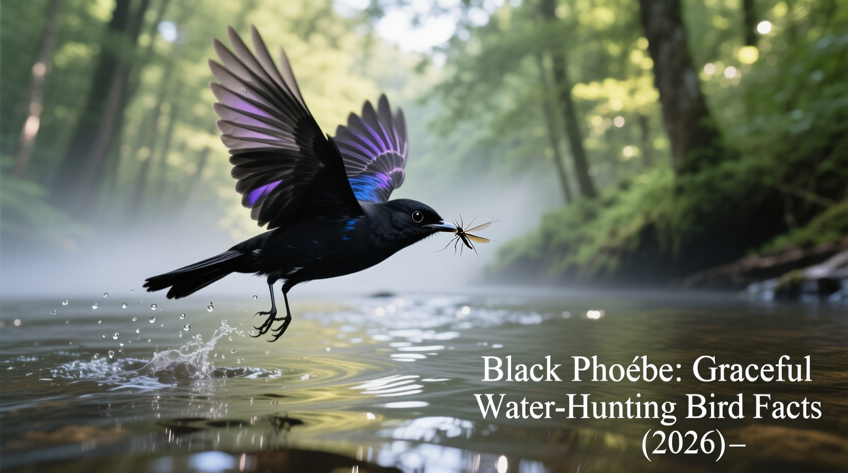 Black Phoebe: Graceful Water-Hunting Bird Facts (2026)