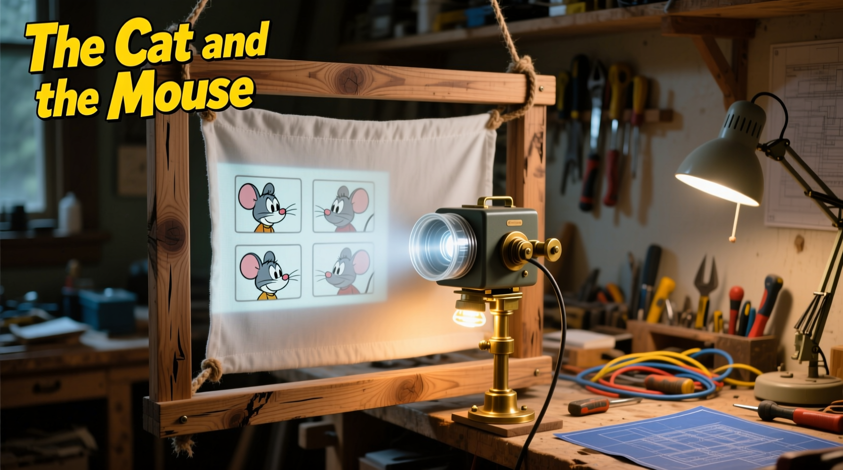 homemade projector