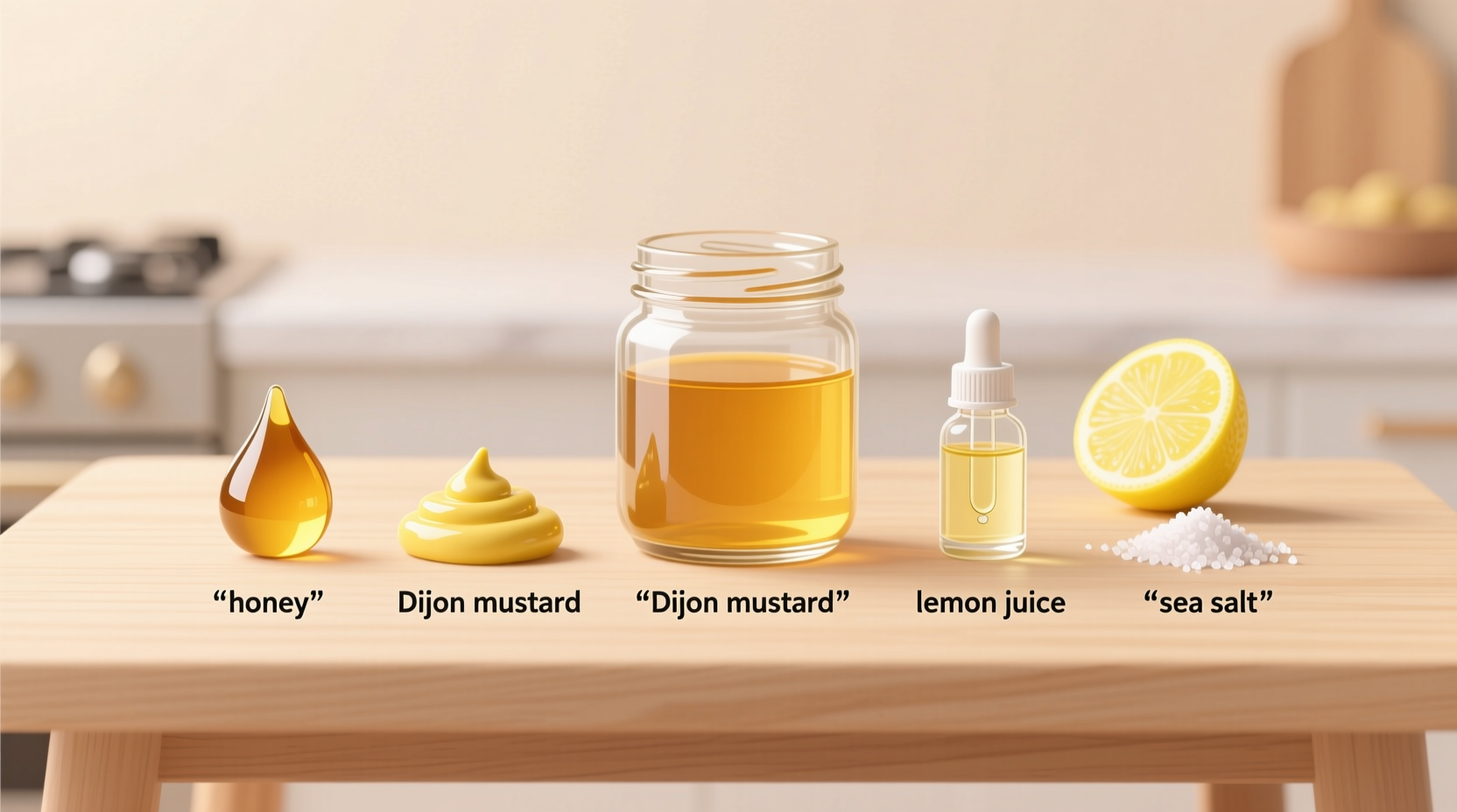 ingredients in honey mustard sauce