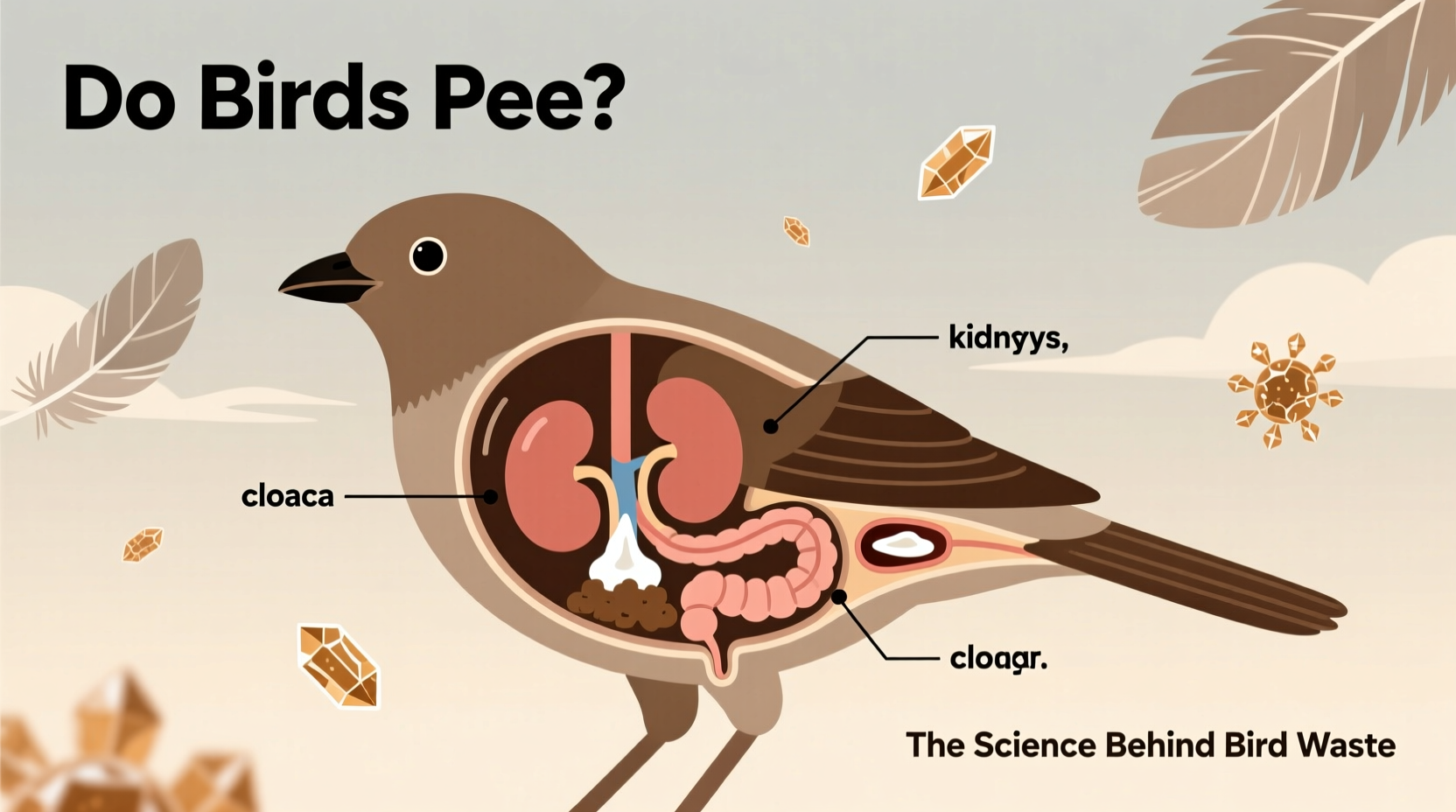 does birds pee