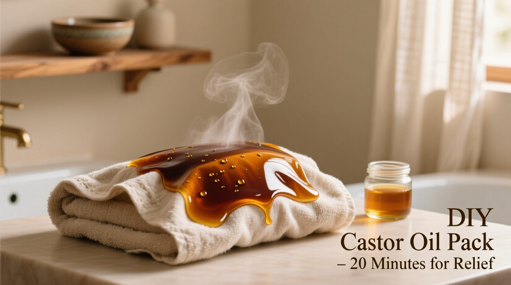 diy castor oil pack