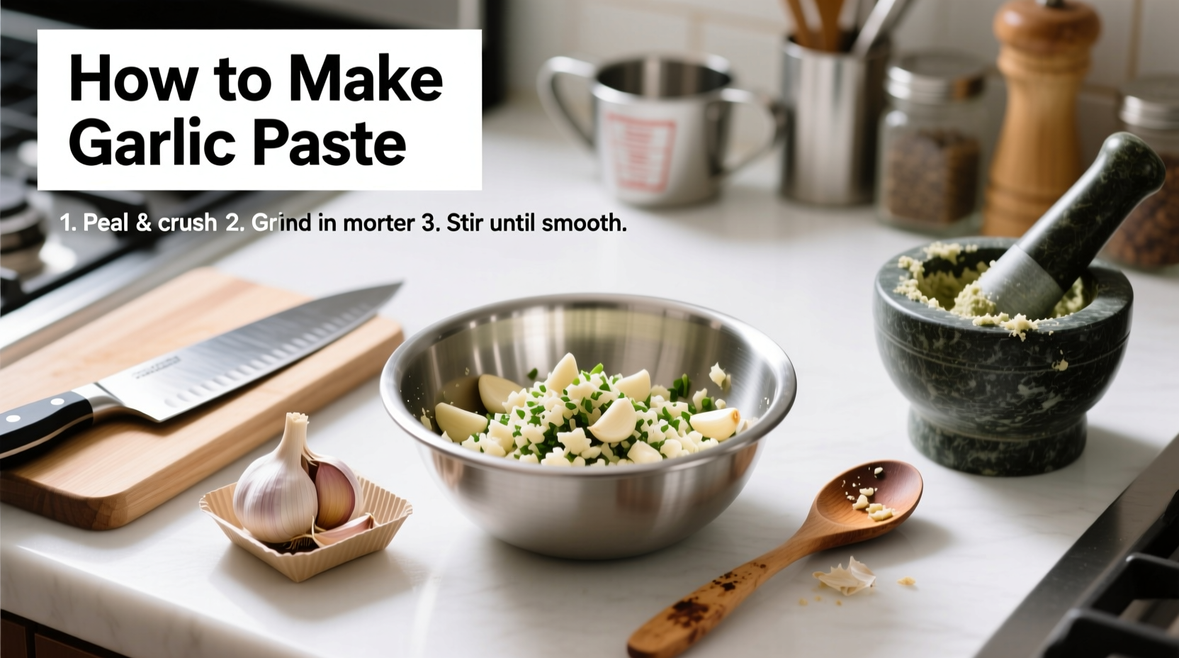 how do you make garlic paste