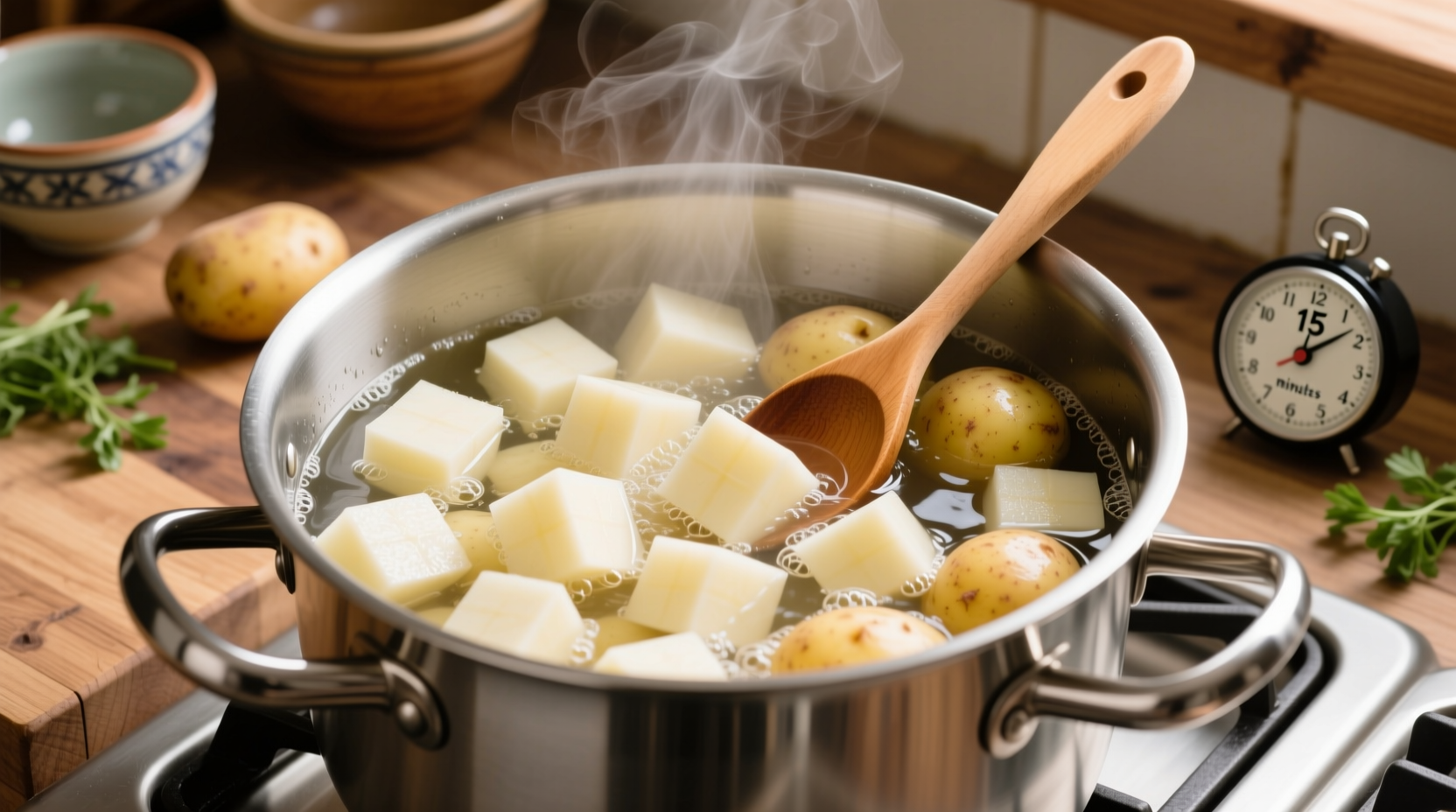 how long to boil russet potatoes for potato salad