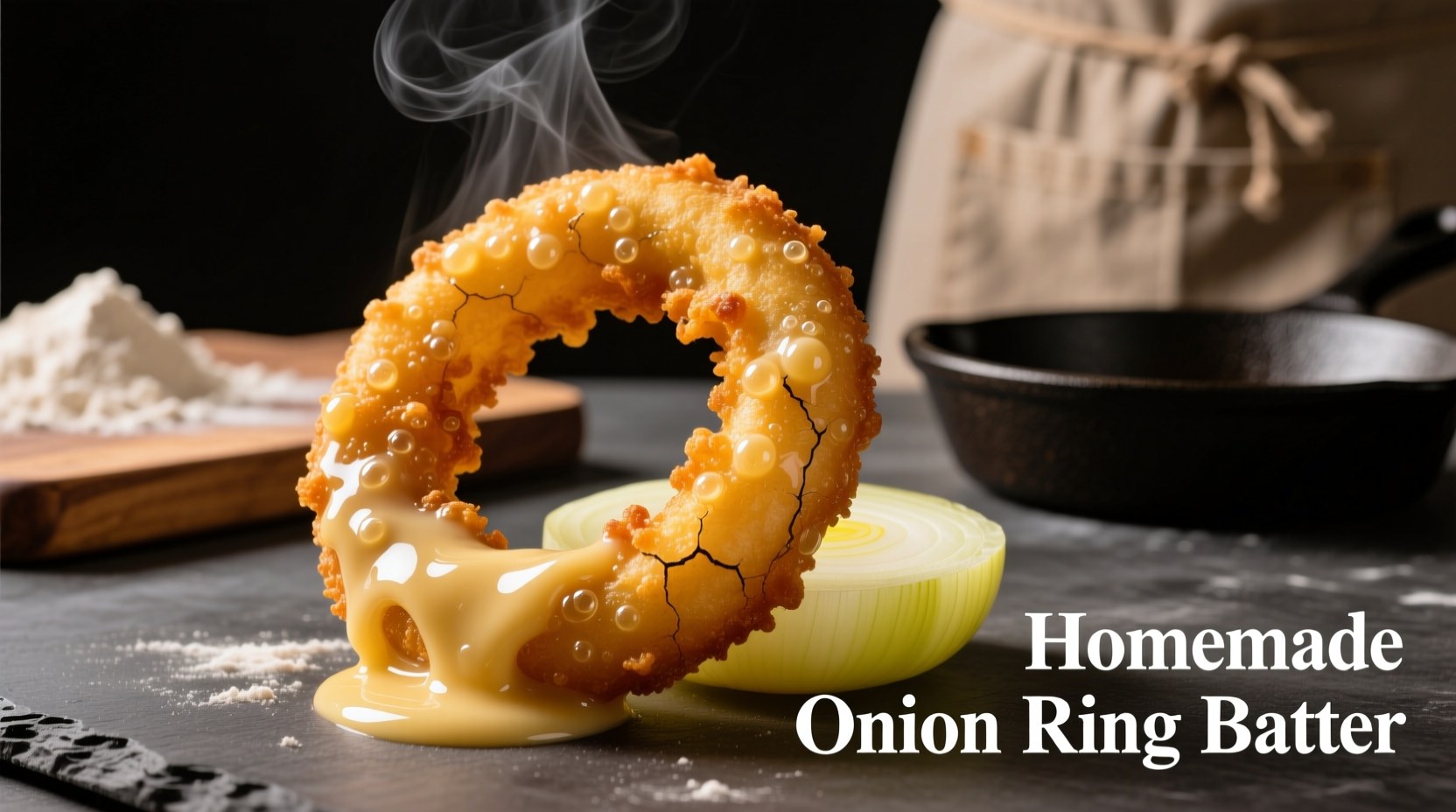 homemade onion ring batter