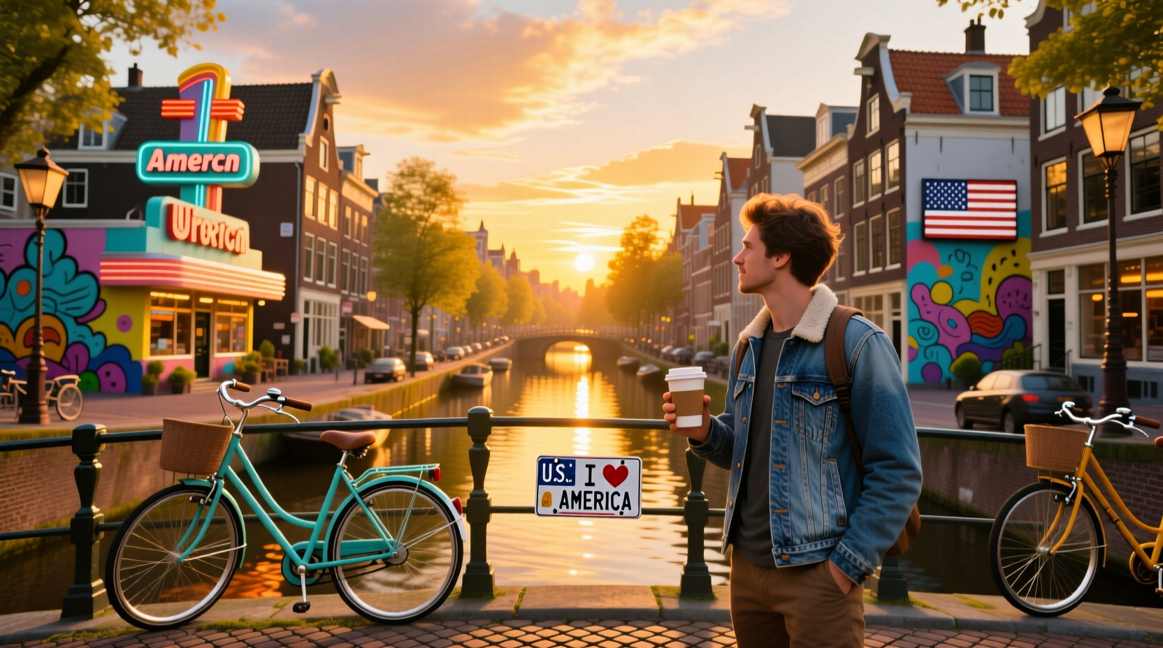 13 American Habits Lost in Amsterdam: Budget Travel Guide
