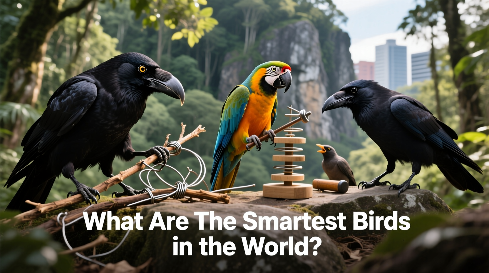 what are the smartest birds