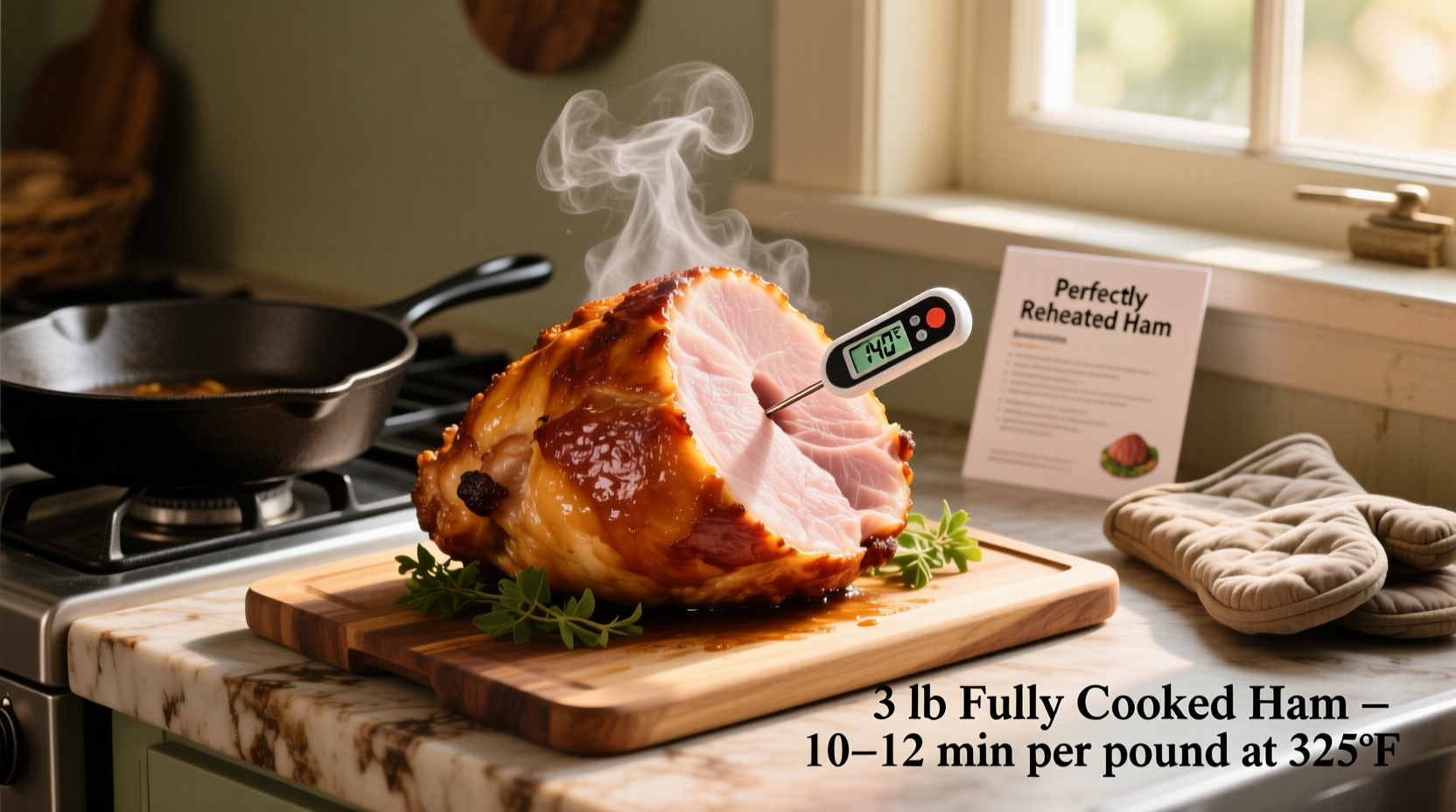 How Long to Cook a 3 lb Fully Cooked Ham: Exact Times