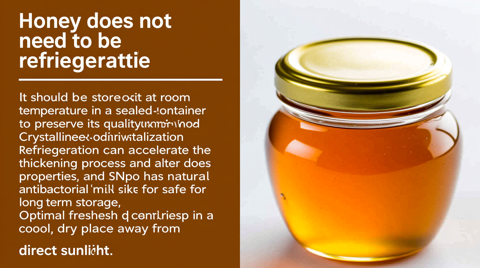 does honey need to be refrigerated