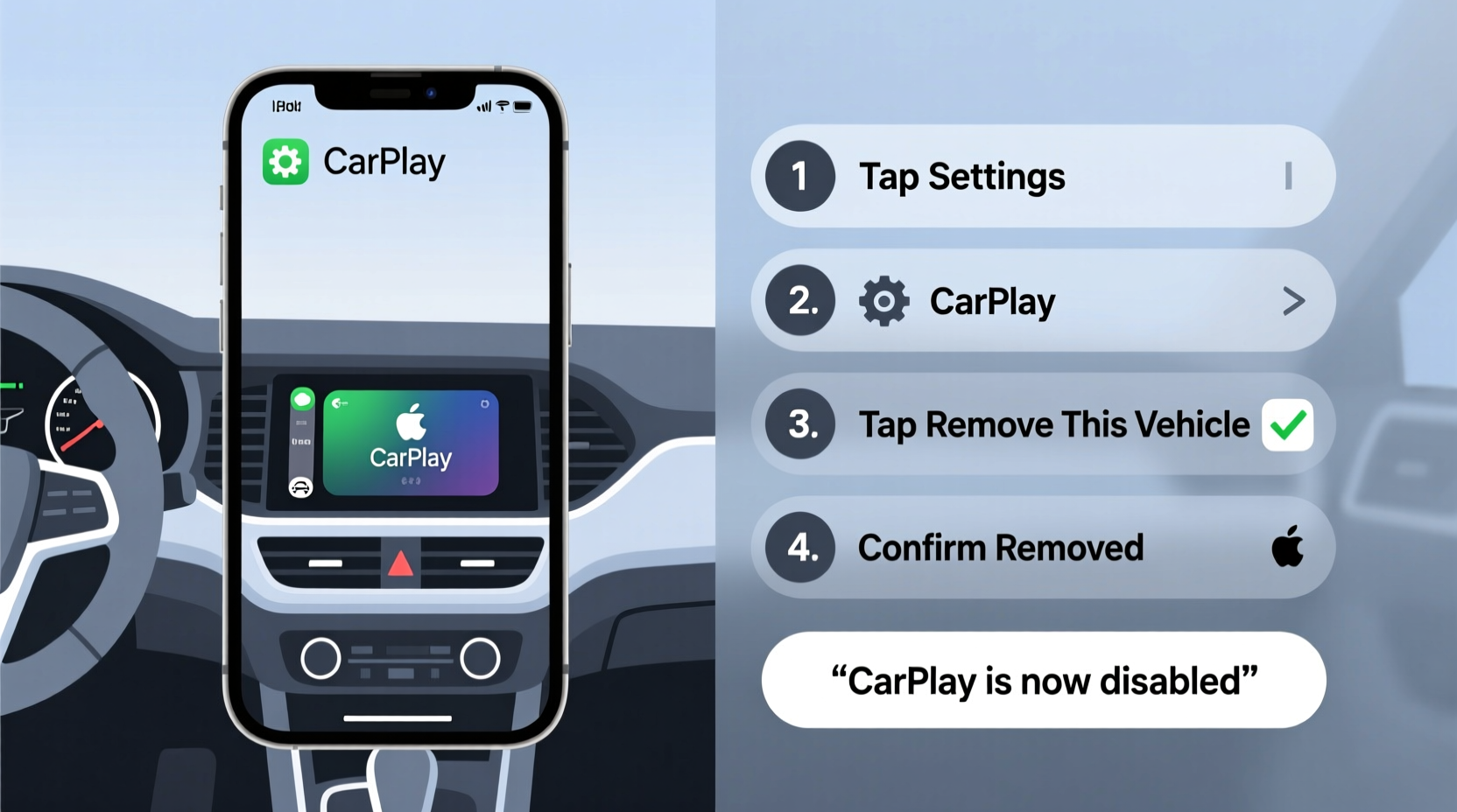 how to turn off car play