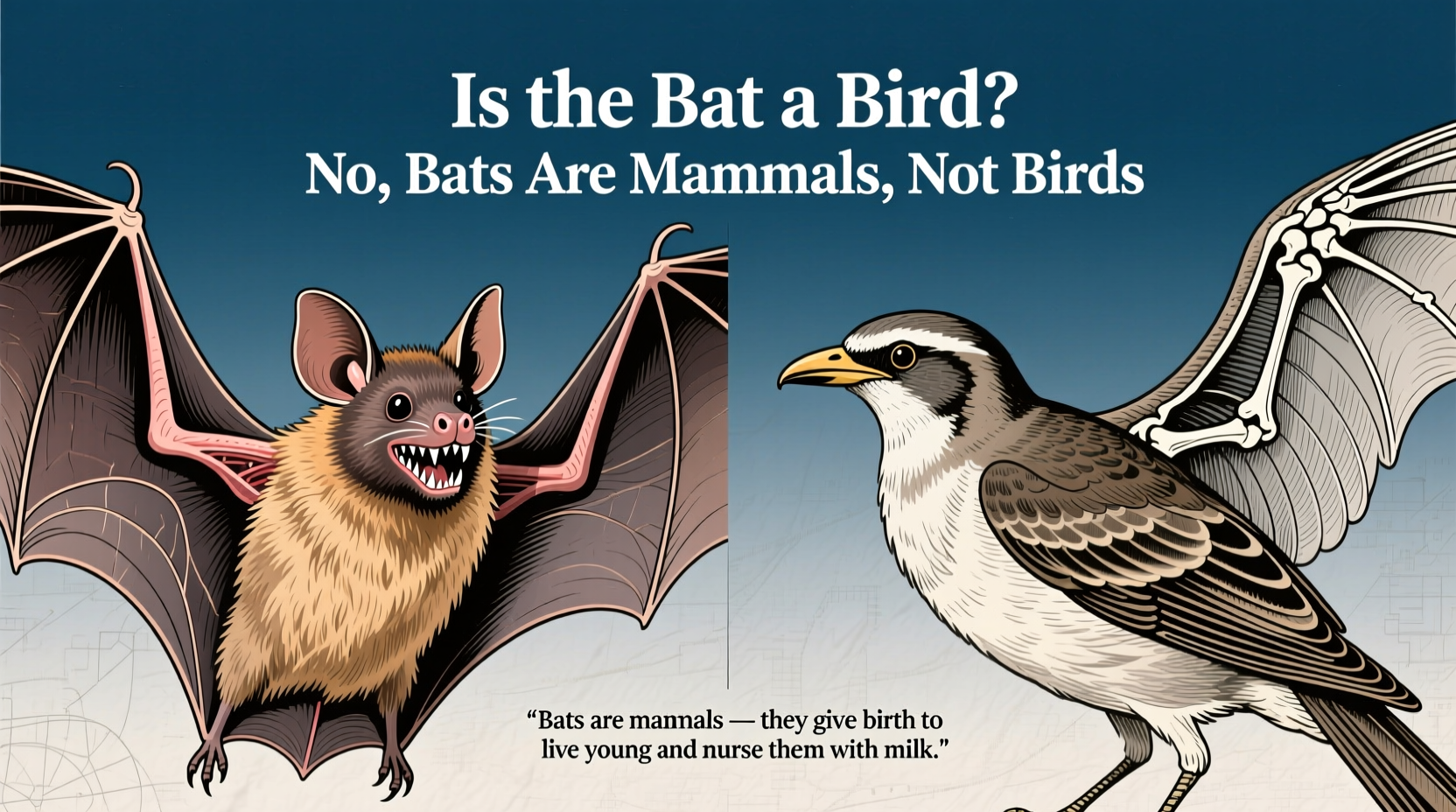 is the bat a bird