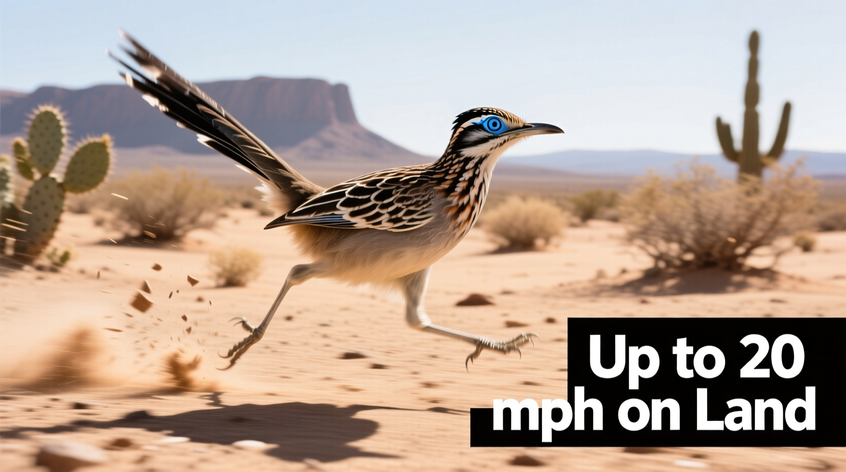 how fast are roadrunner birds