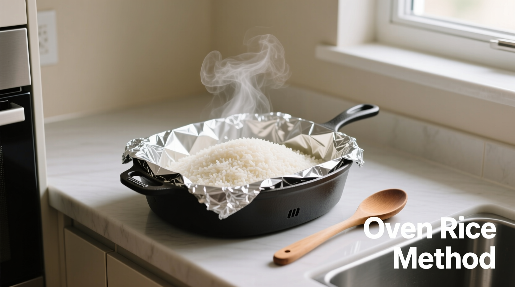 how to cook rice in the oven
