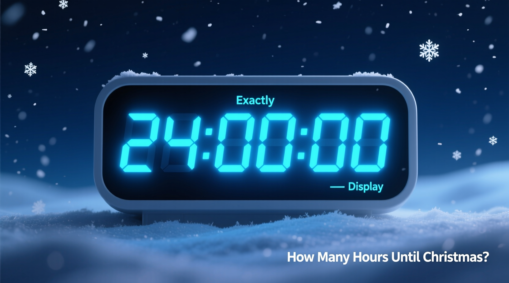 how many hours to christmas