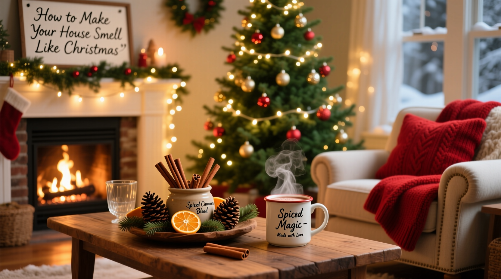 how to make house smell like christmas