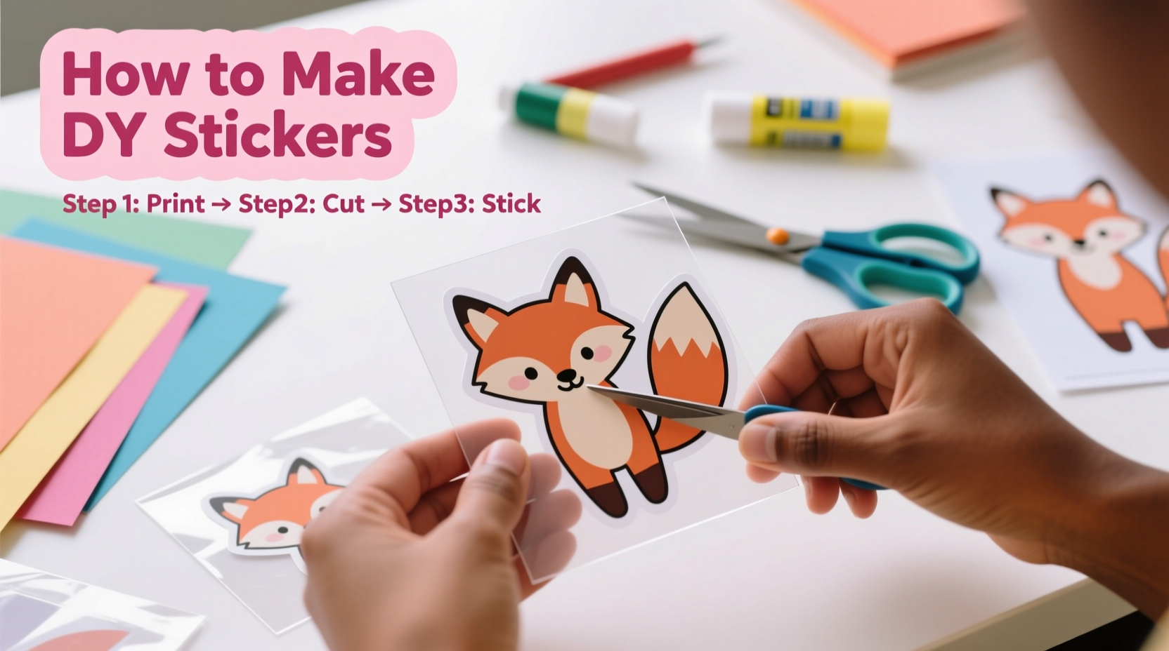 how to make diy stickers