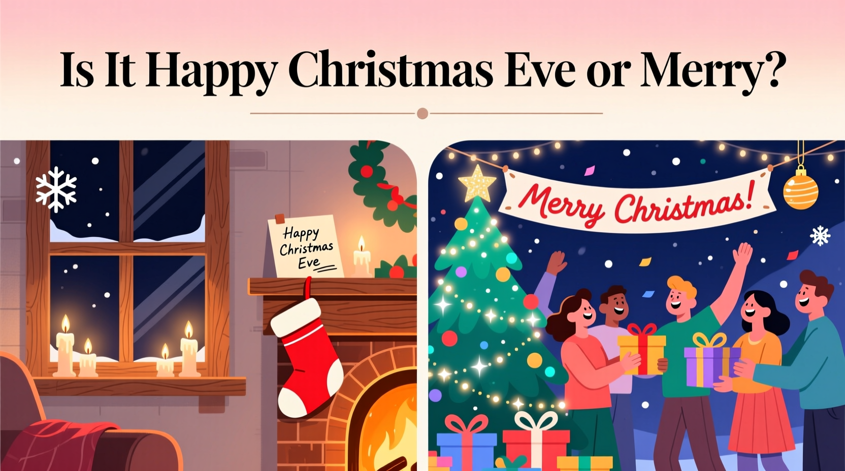 is it happy christmas eve or merry
