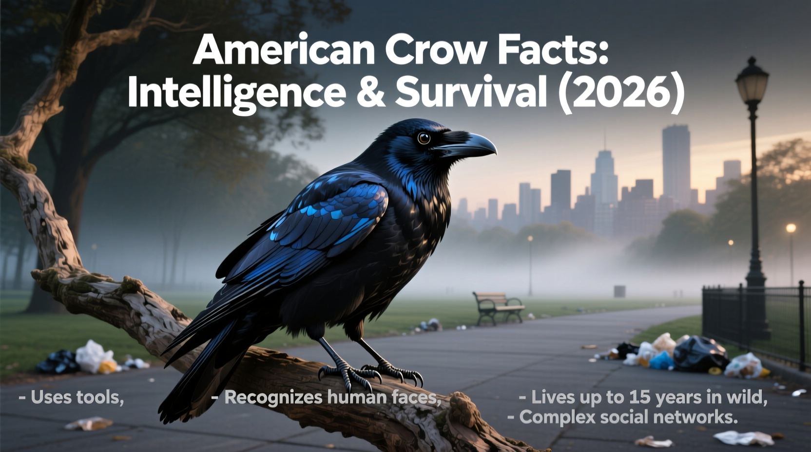 American Crow Facts: Intelligence & Survival (2026)