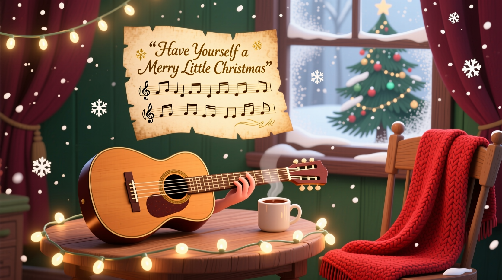 have yourself a merry little christmas guitar chords