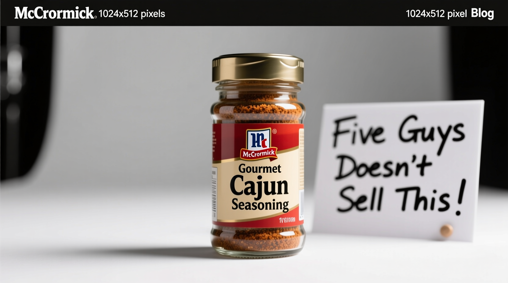 five guys cajun seasoning isn t sold by five guys buy this