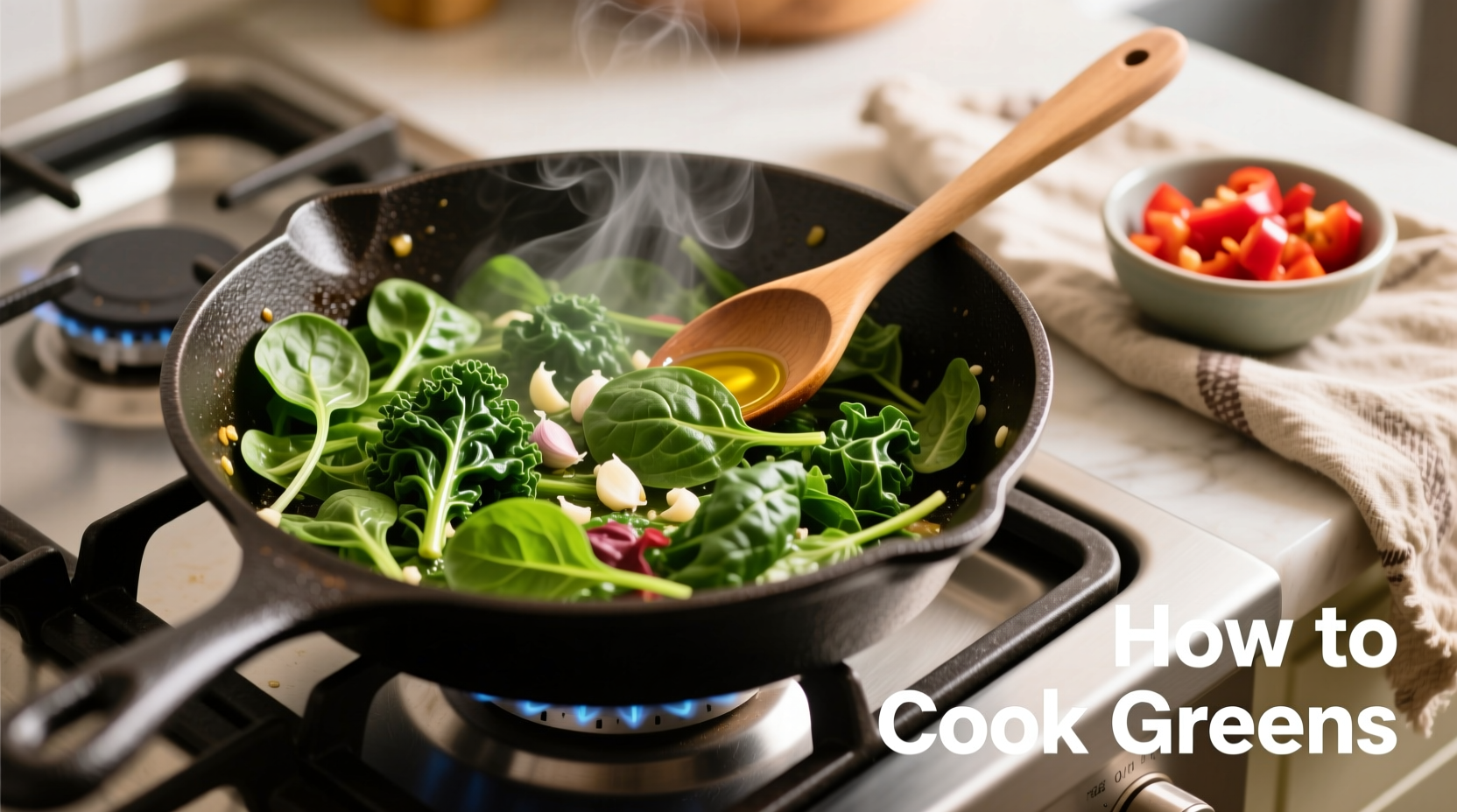 how do you cook greens