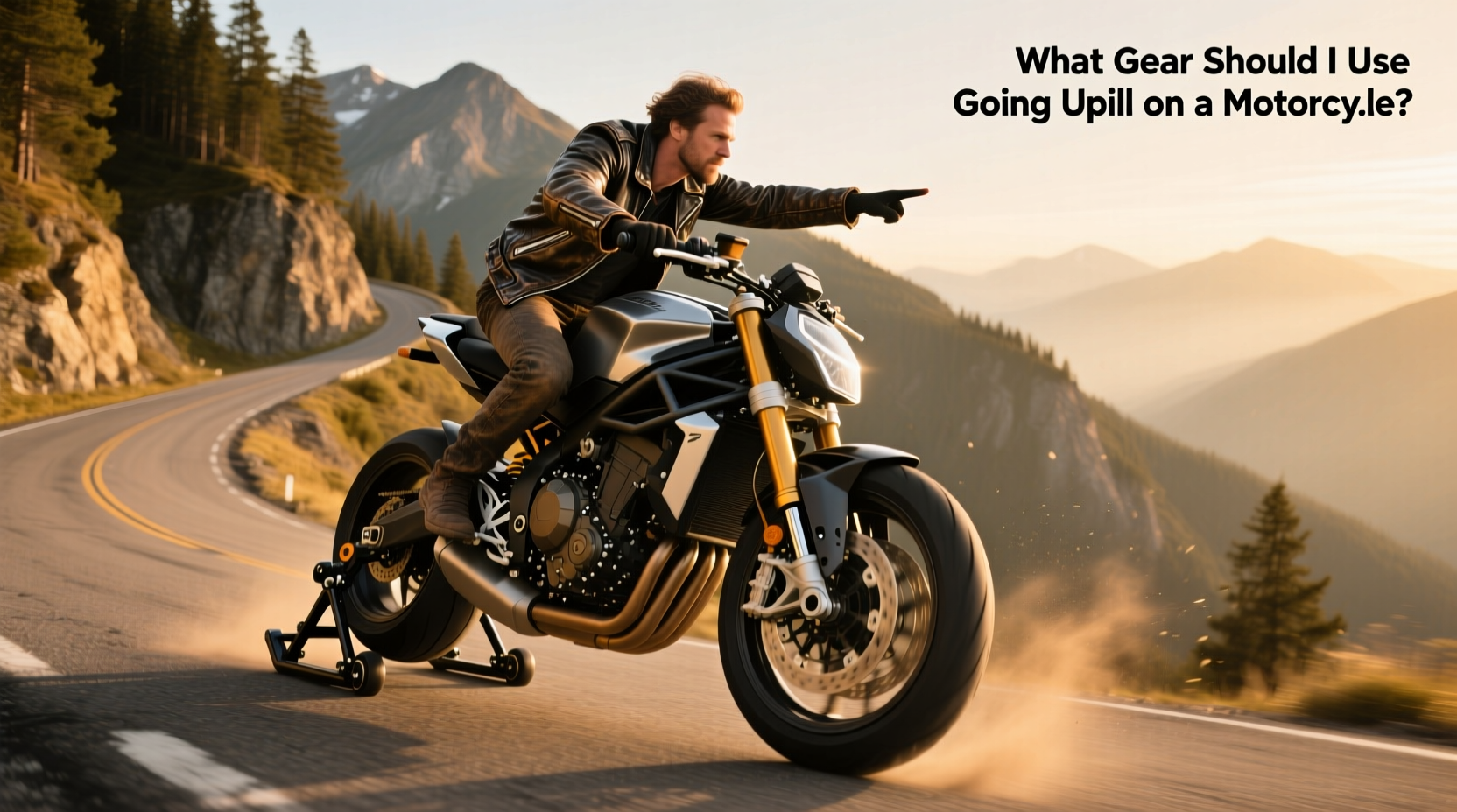 How to Choose Landing Gear Motorcycle & What Gear to Use Uphill