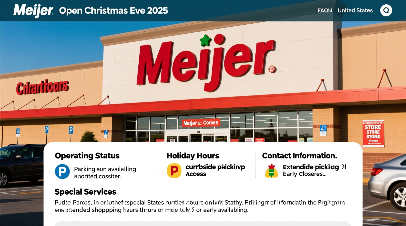 is meijer open christmas eve