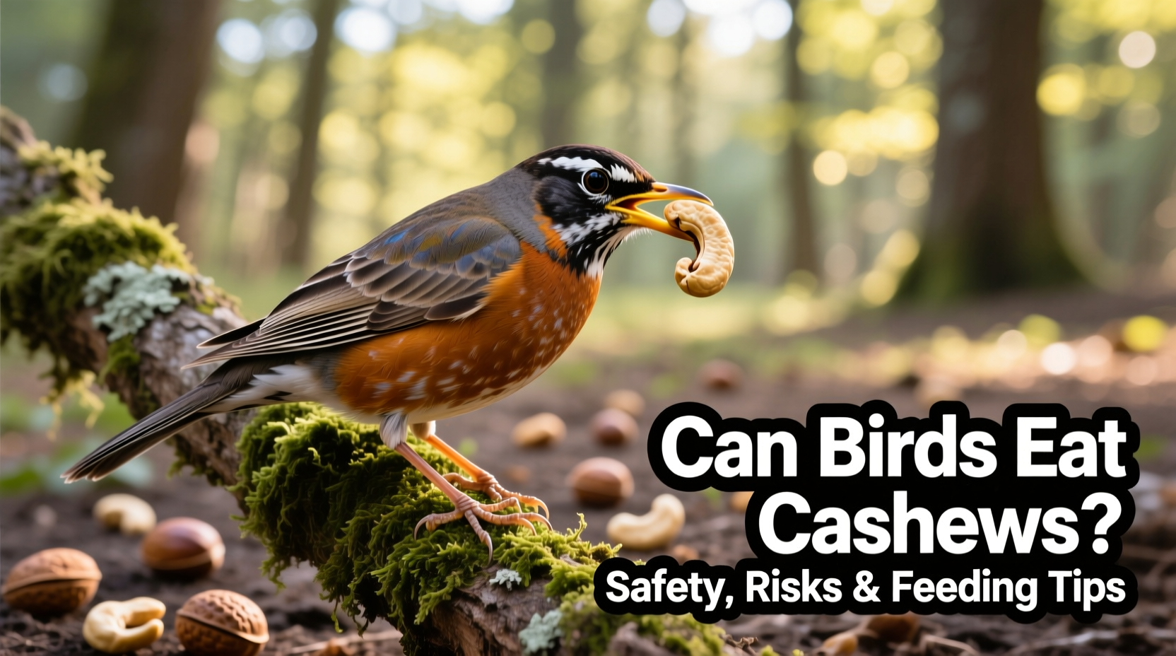 can birds eat cashews