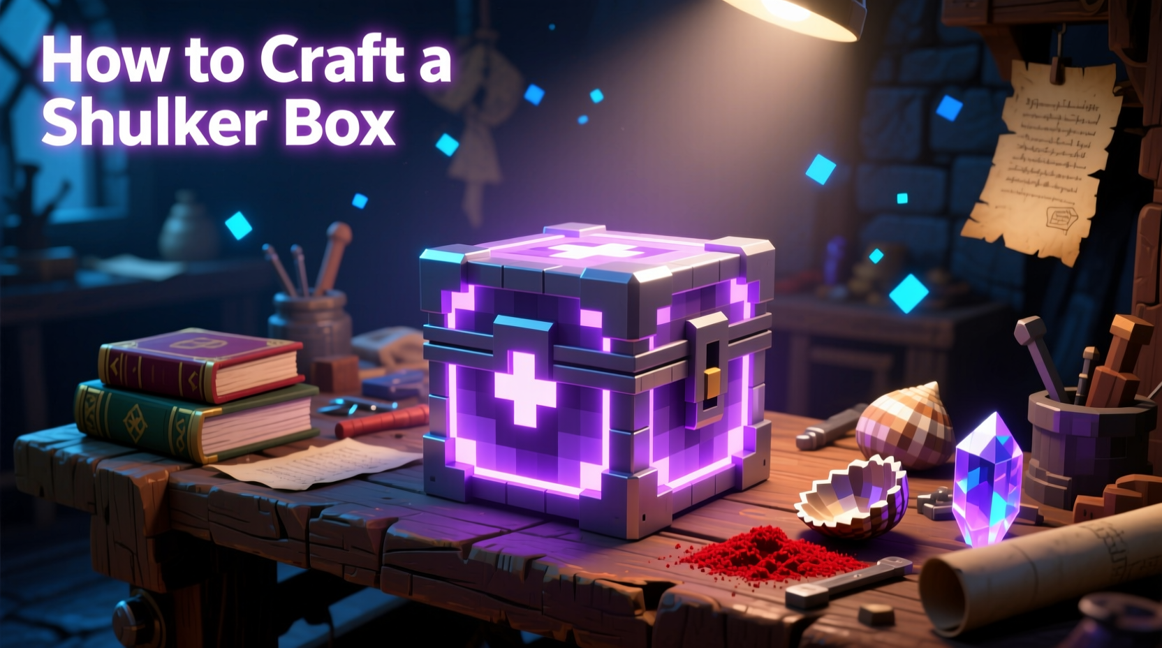how to craft a shulker box