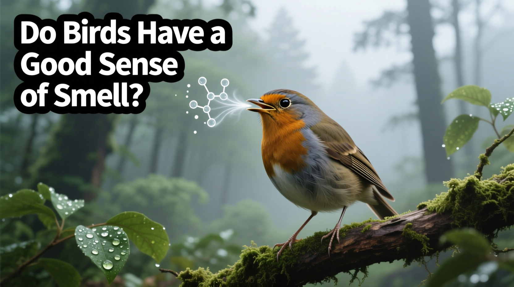 do birds have a good sense of smell