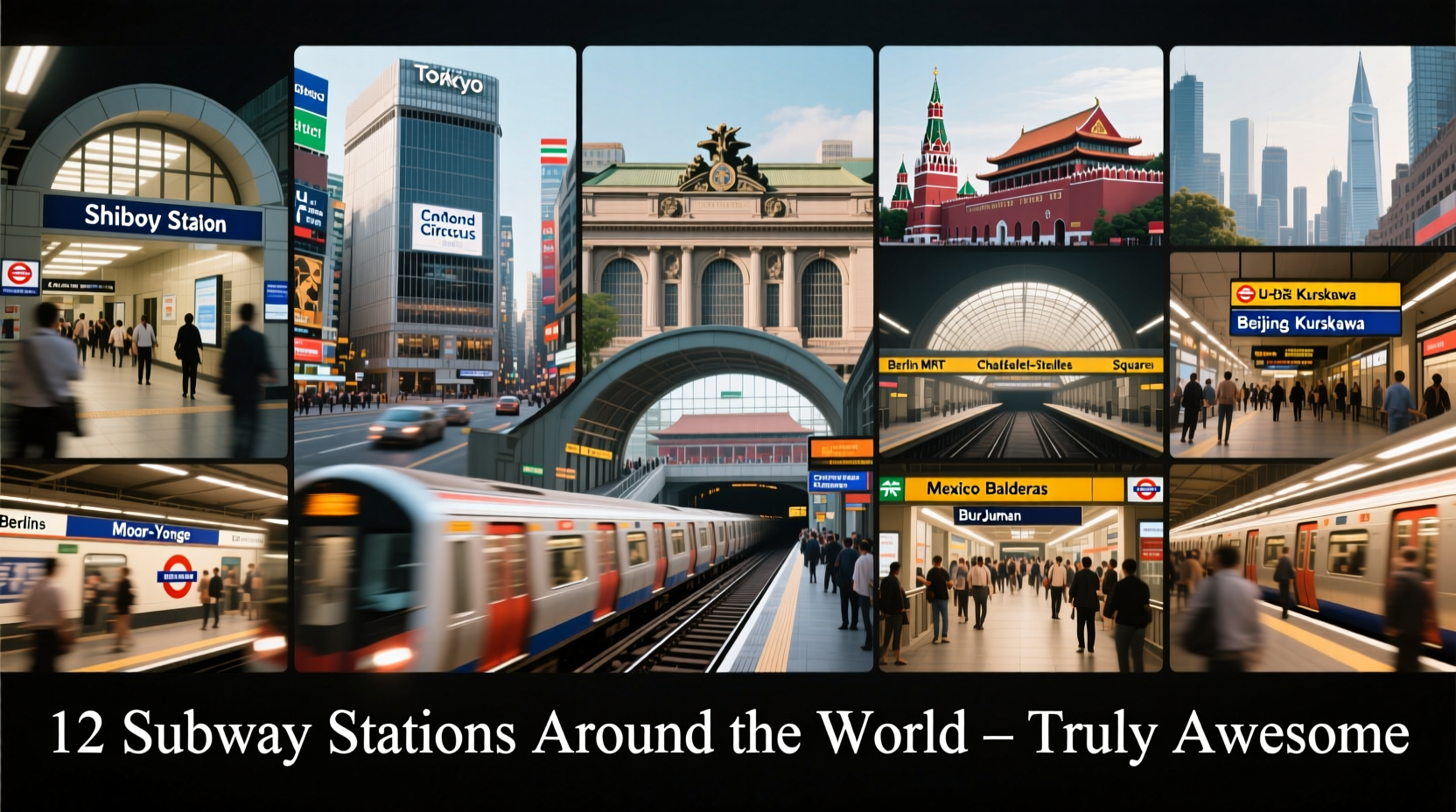 12 Subway Stations Around the World That Are Actually Pretty Awesome: Transport Guide