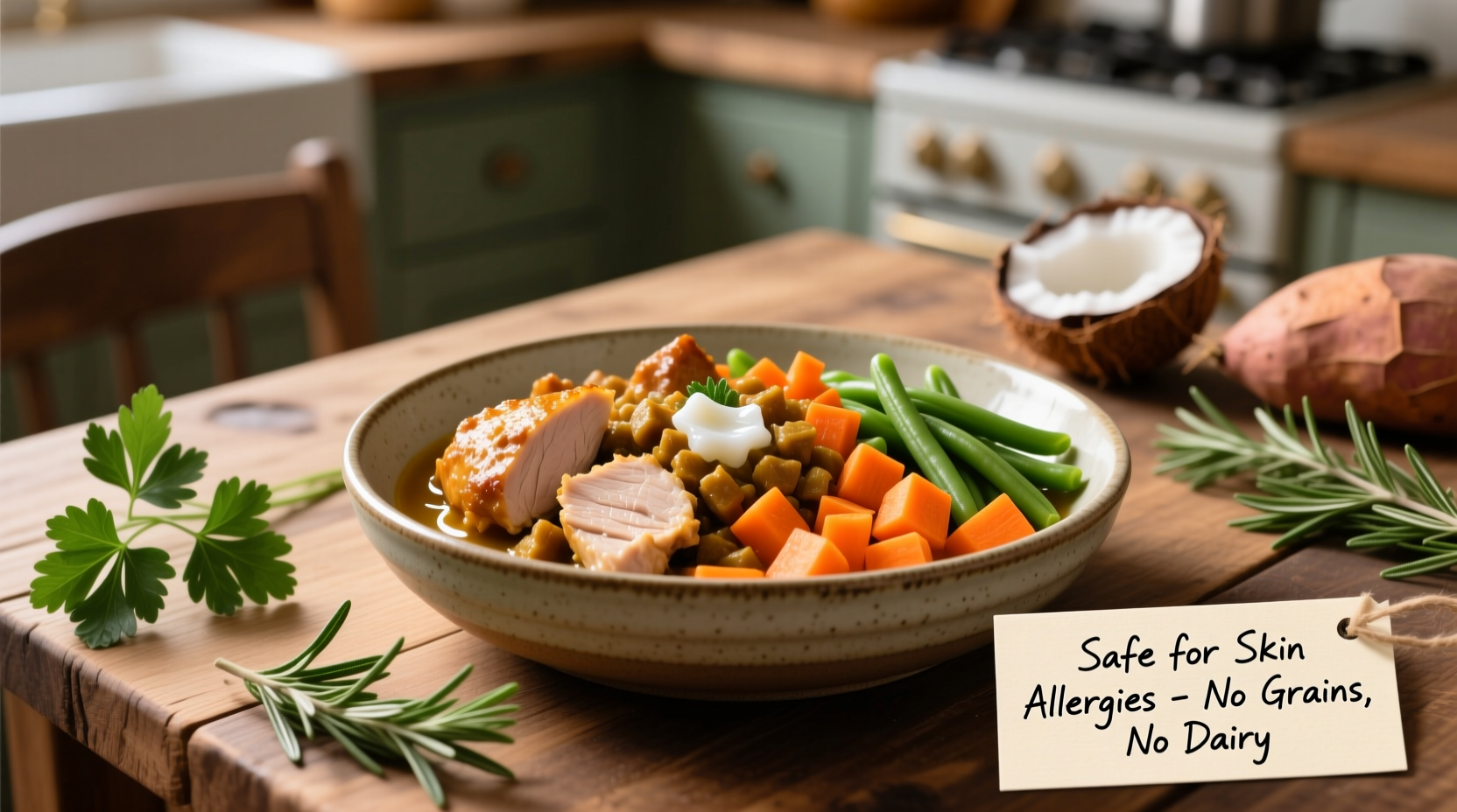 homemade dog food for skin allergies