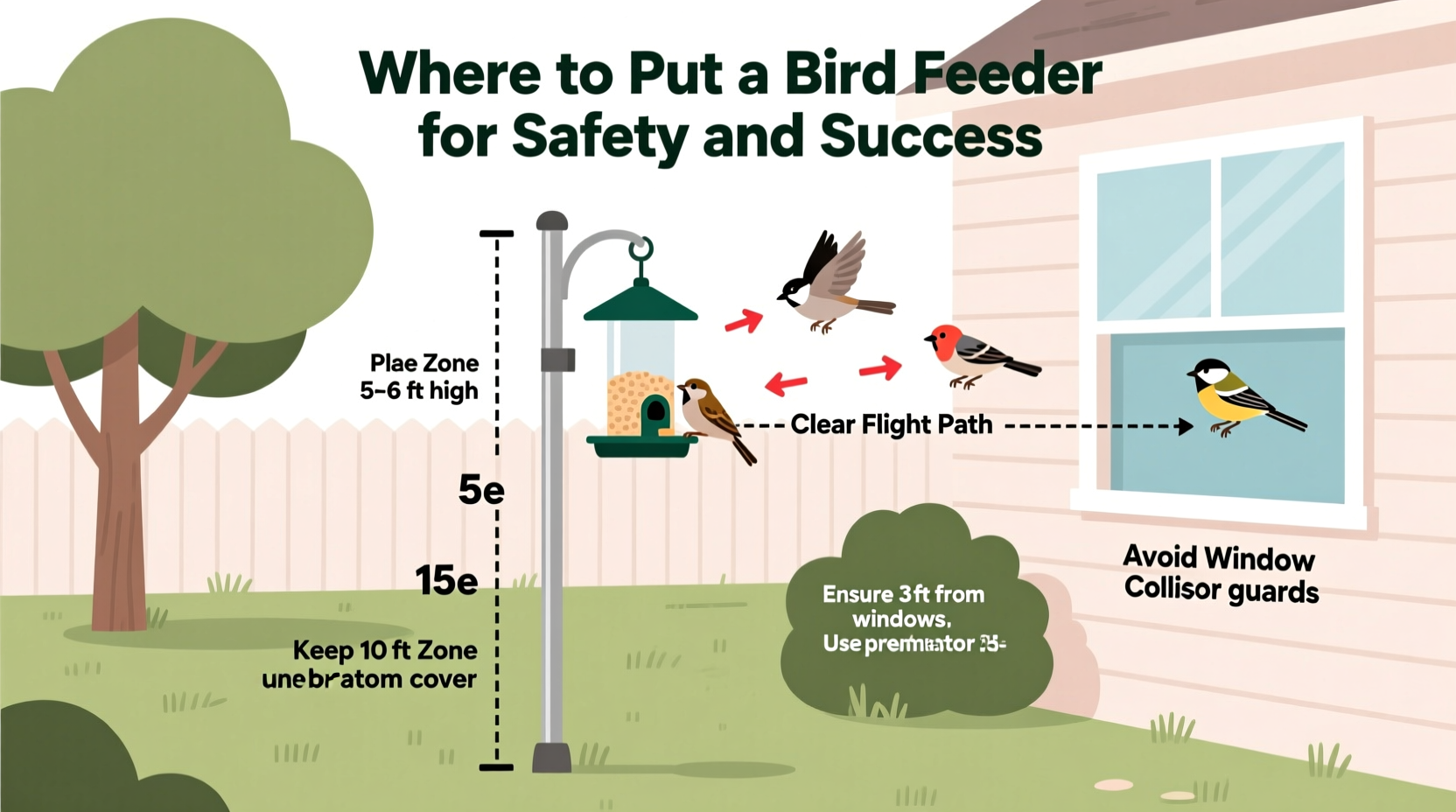 where to put a bird feeder