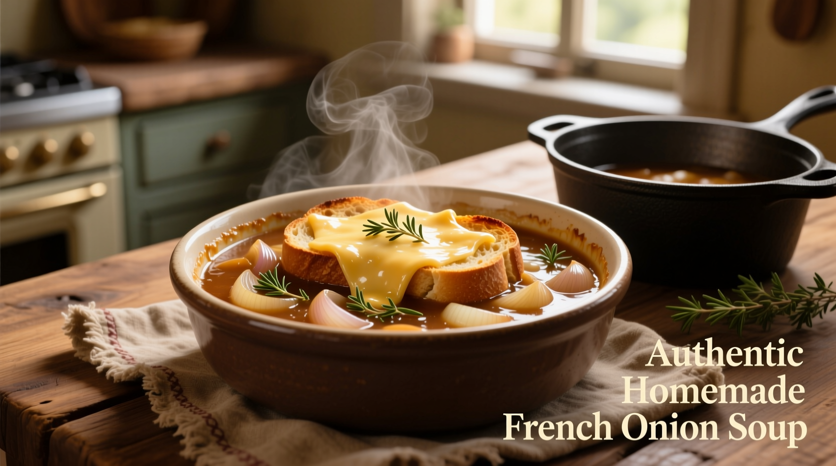 homemade french onion soup