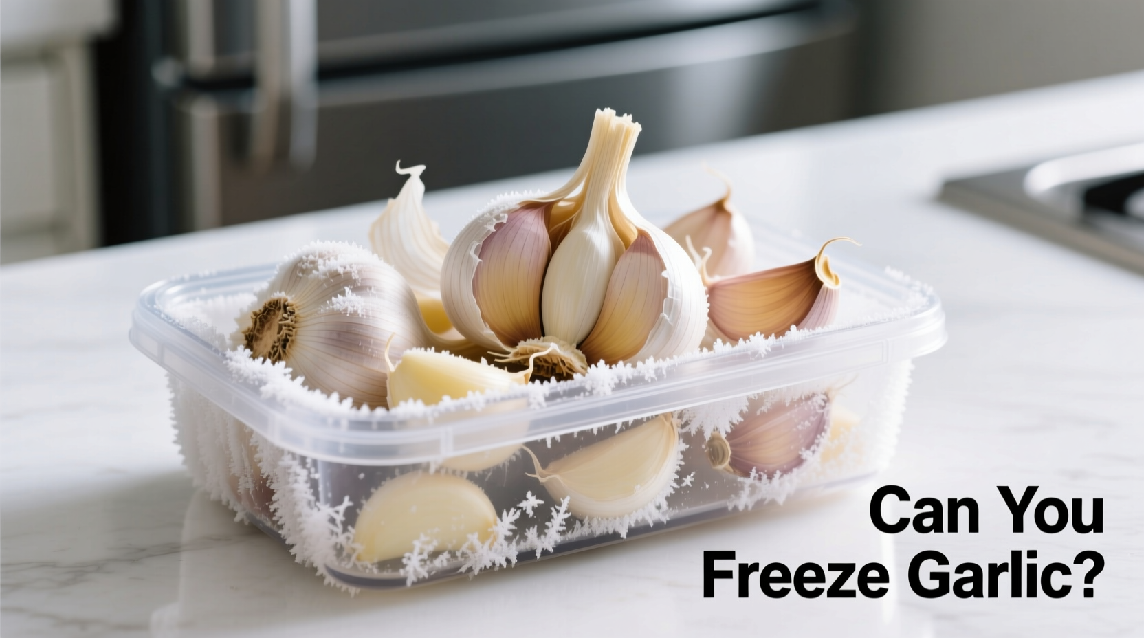 can you freeze garlic