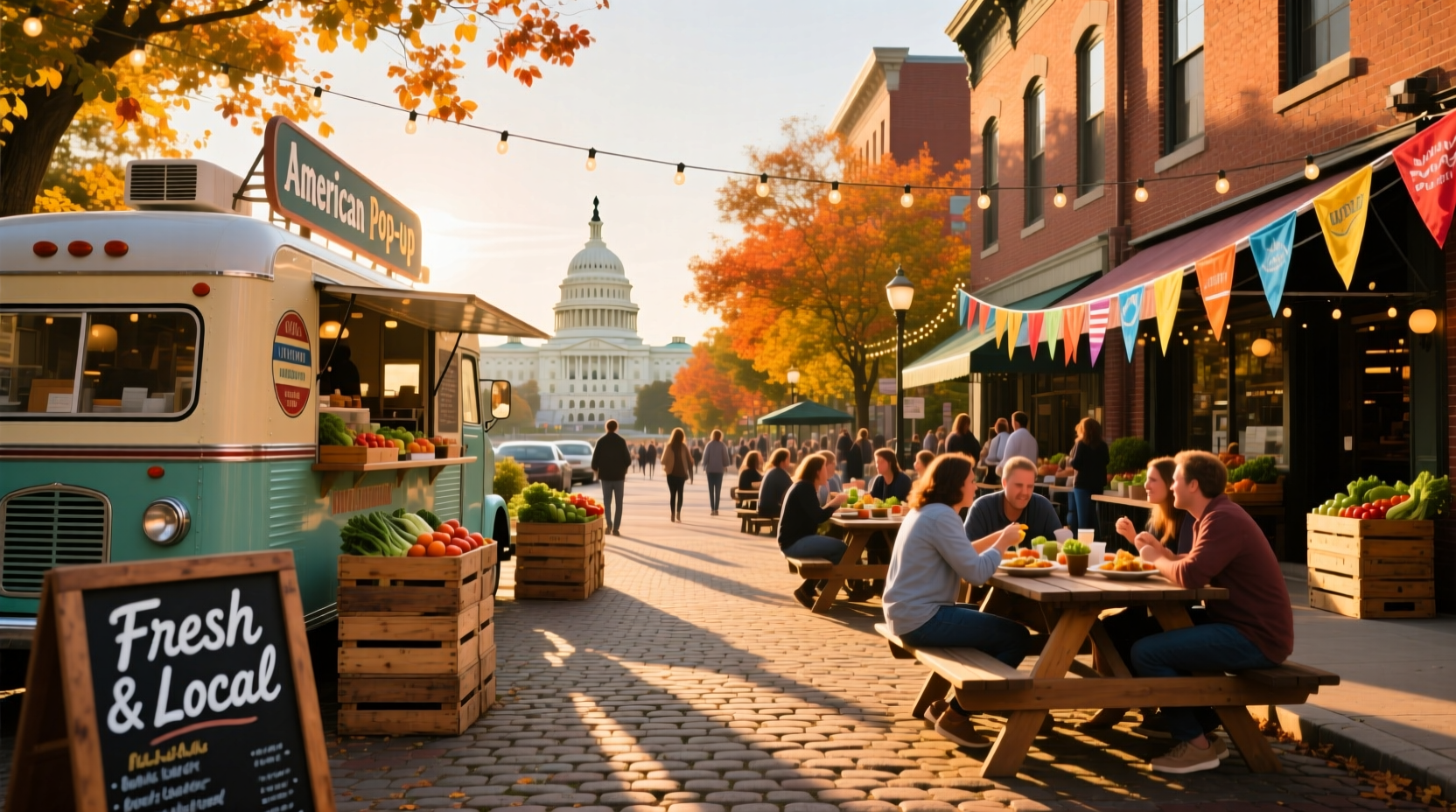 Historical American Pop-Up Restaurant in Washington DC: Budget Travel Guide