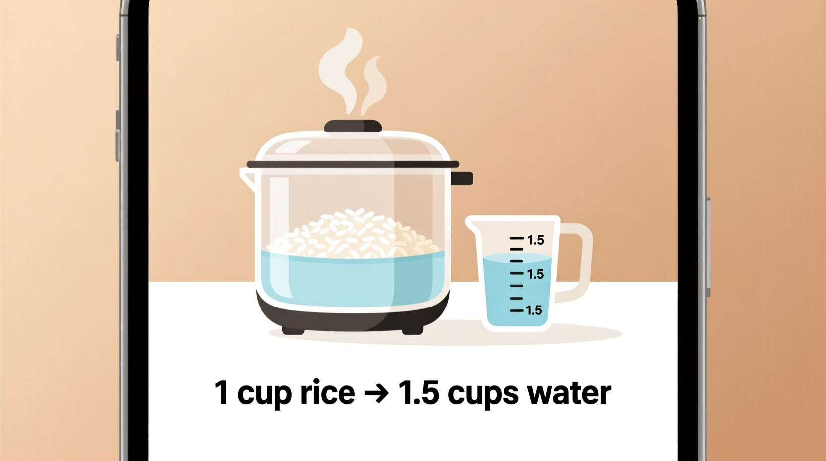 how much water to cook rice