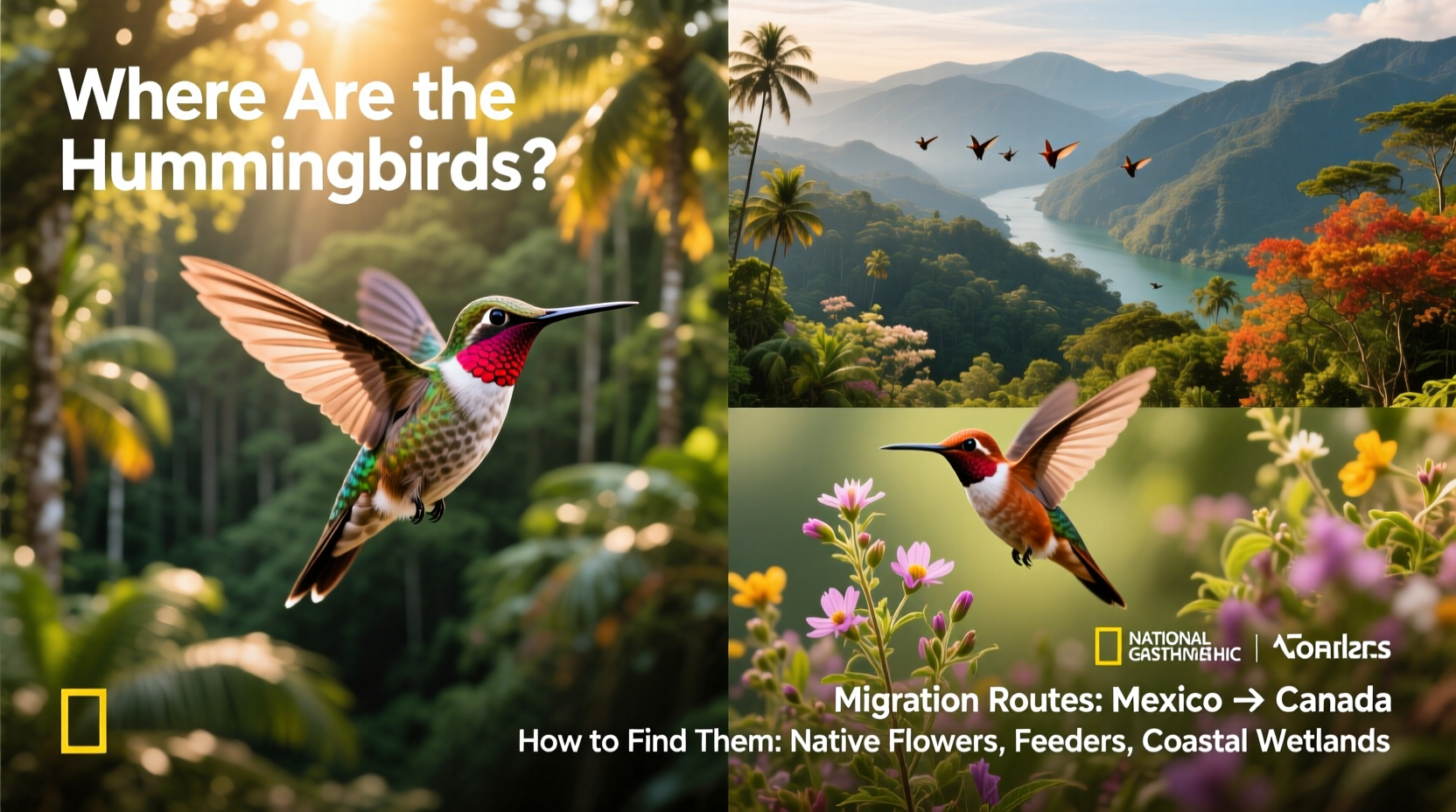 where are the humming birds