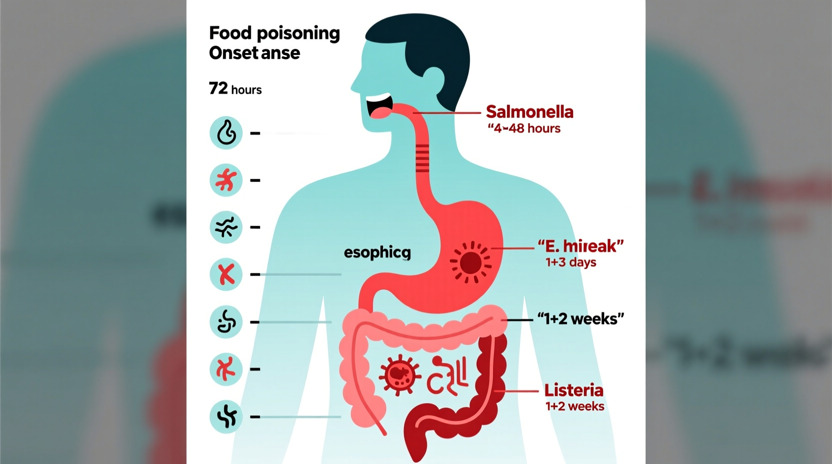 How Long Before Food Poisoning Symptoms Start?