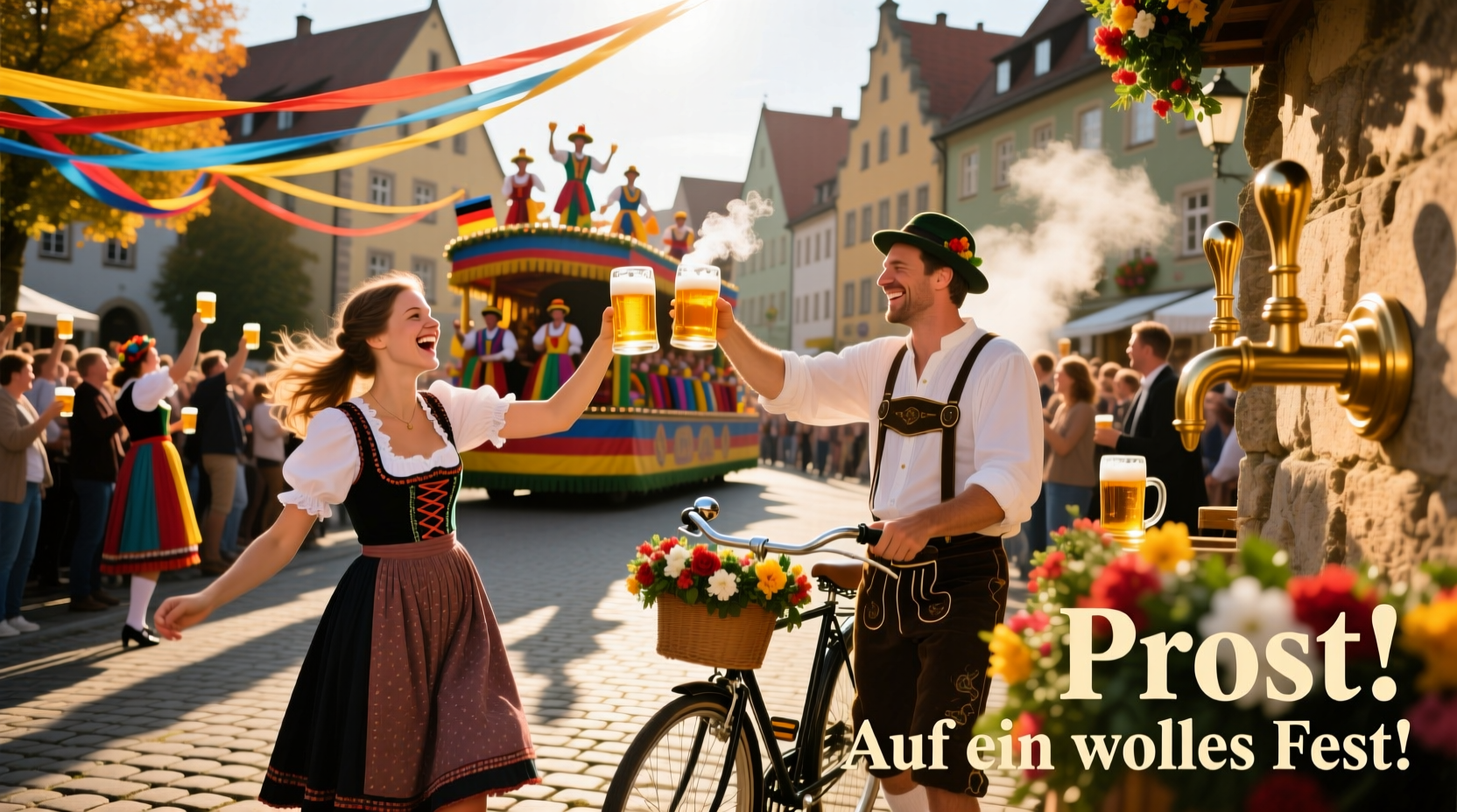 How to Navigate Nonlinear-Narrative Carnival Beer Drinking in Germany: Transport Guide