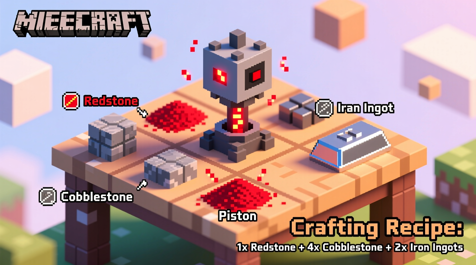 Minecraft Piston Crafting: Step-by-Step Recipe & Pro Tips
