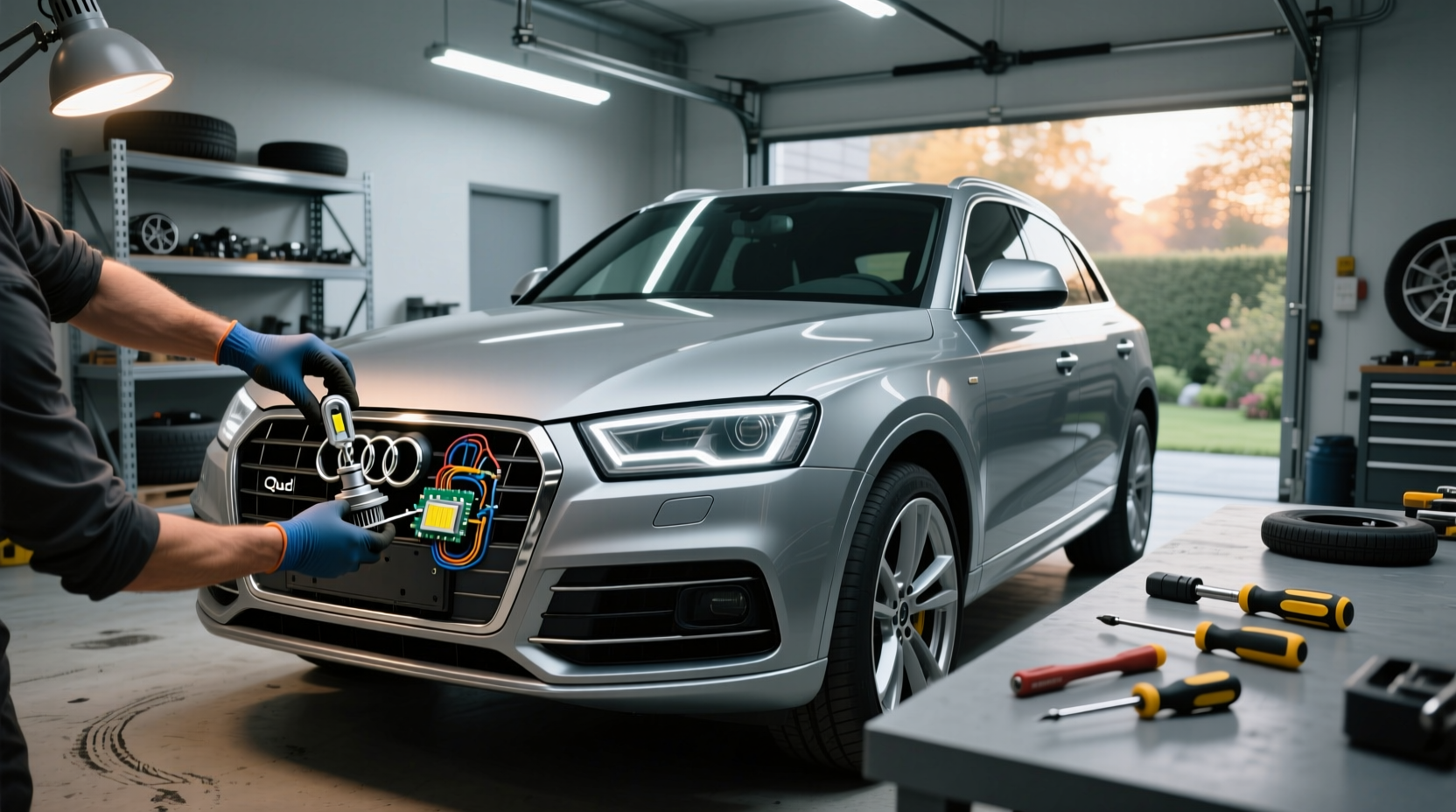 How to choose headlight for audi q5,How to change lights in Audi Q5?