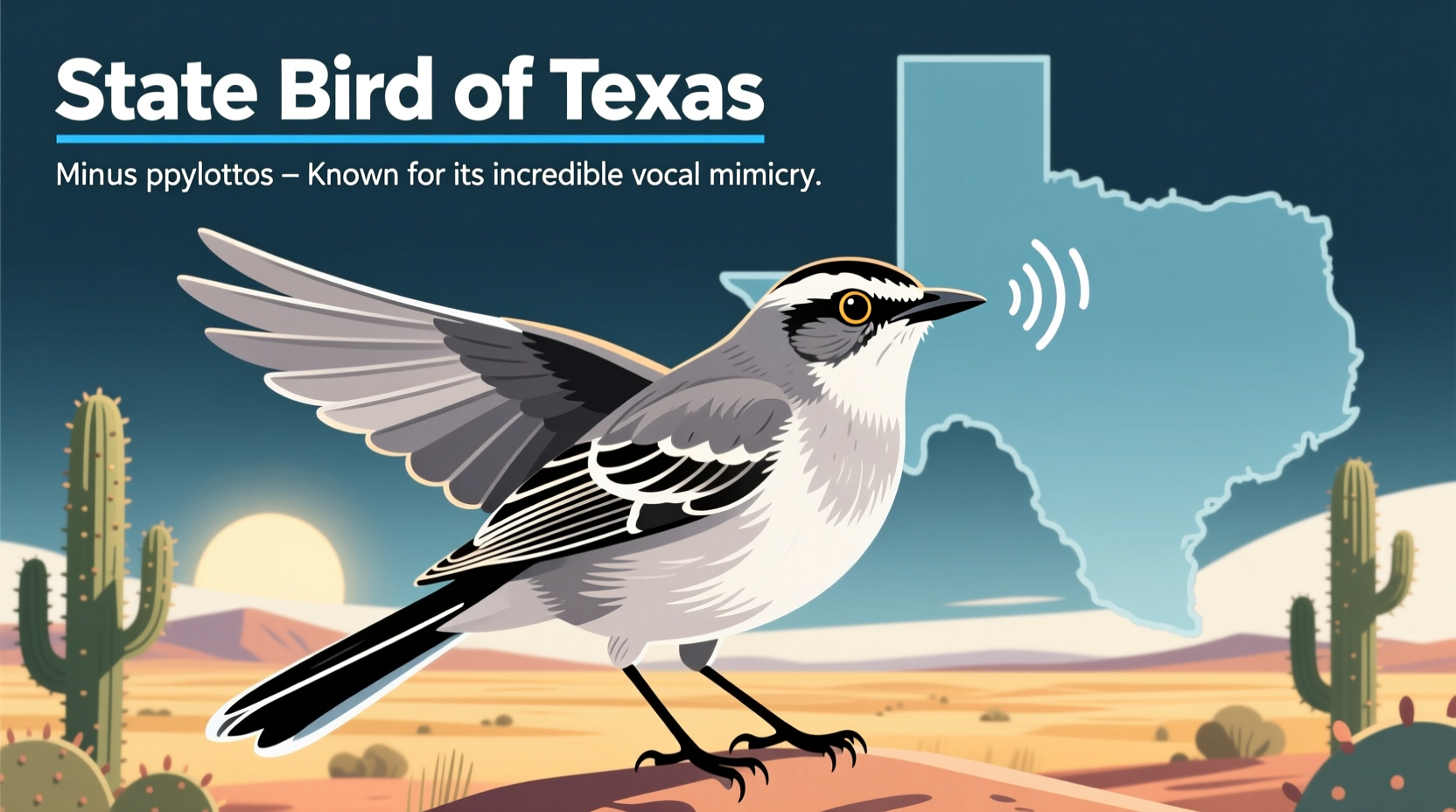 what is the state bird of texas