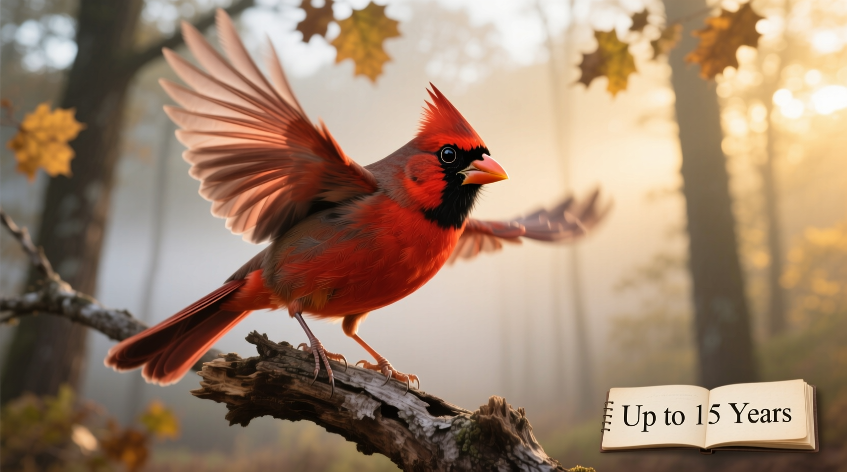 how long do cardinal birds live