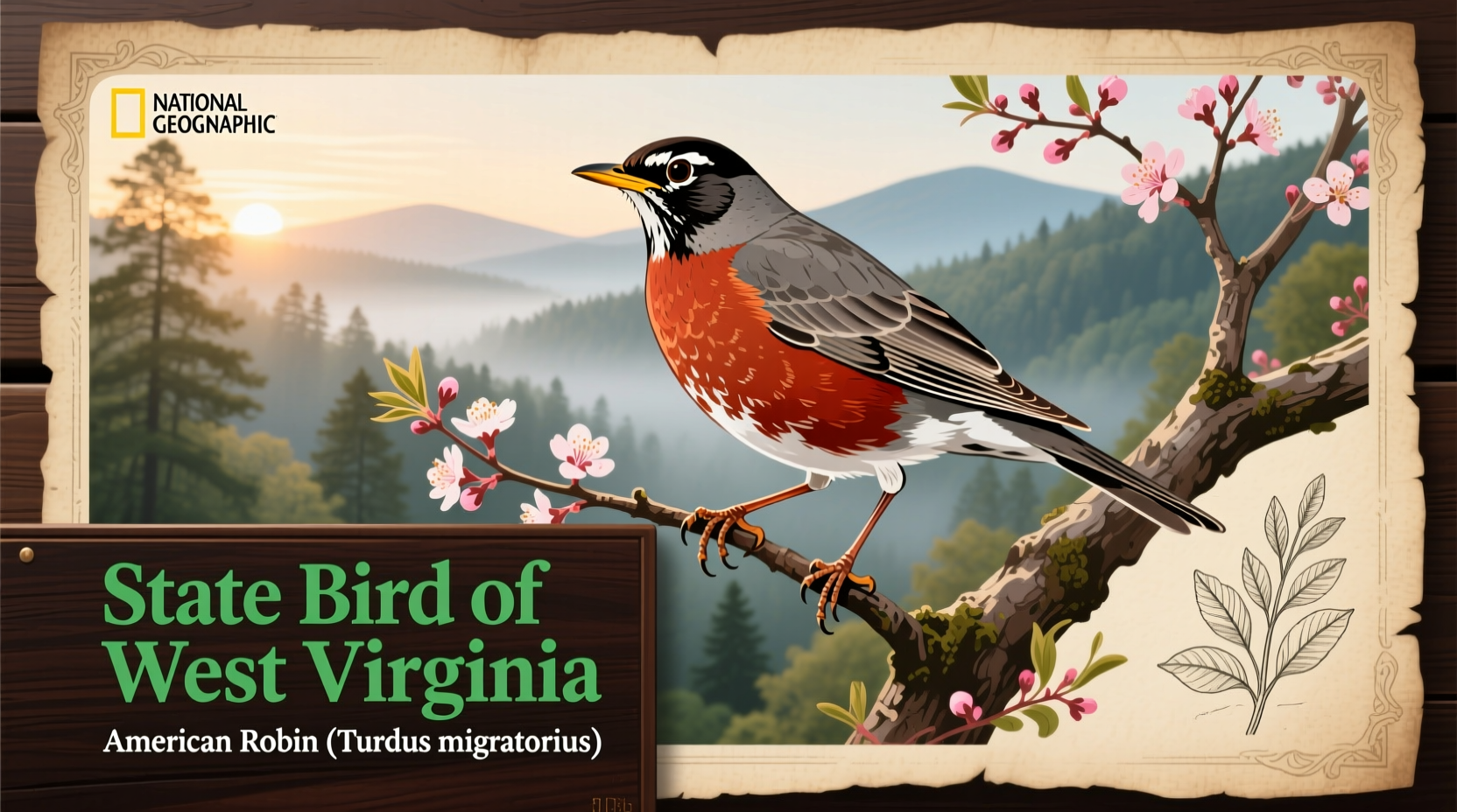 what is the state bird of west virginia