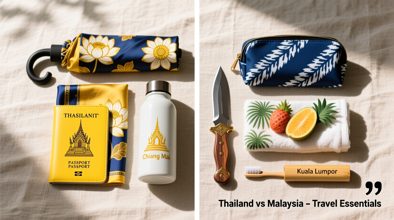 Thailand vs Malaysia Packing Guide: What Gear You Actually Need