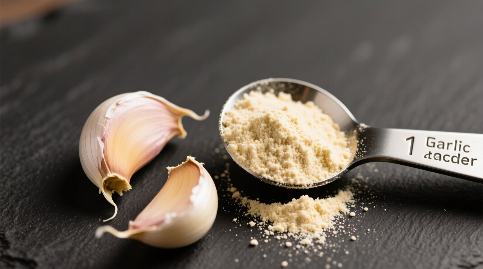 2 cloves garlic equals how much garlic powder