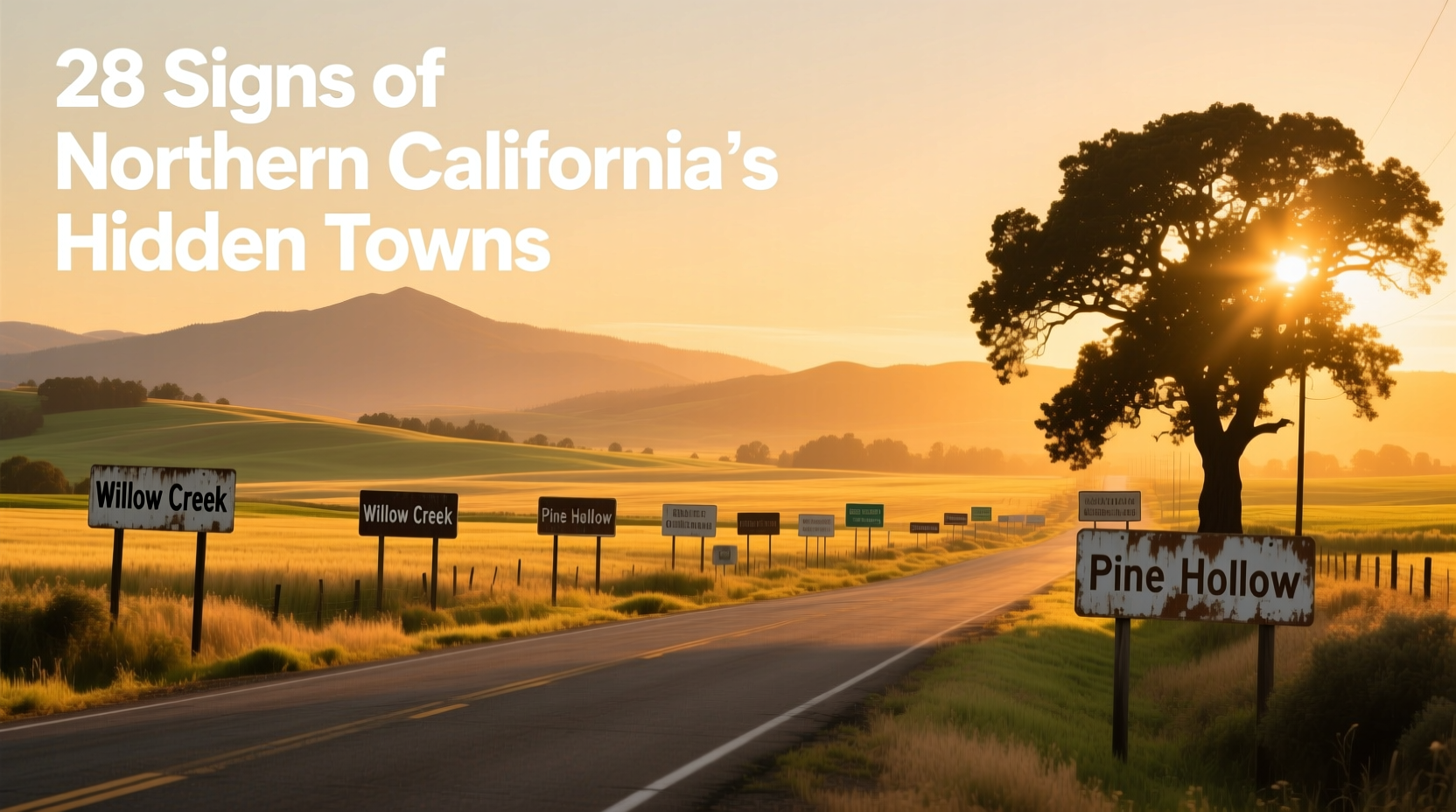 28 Signs Grew Small Town NorCal: Budget Travel Guide