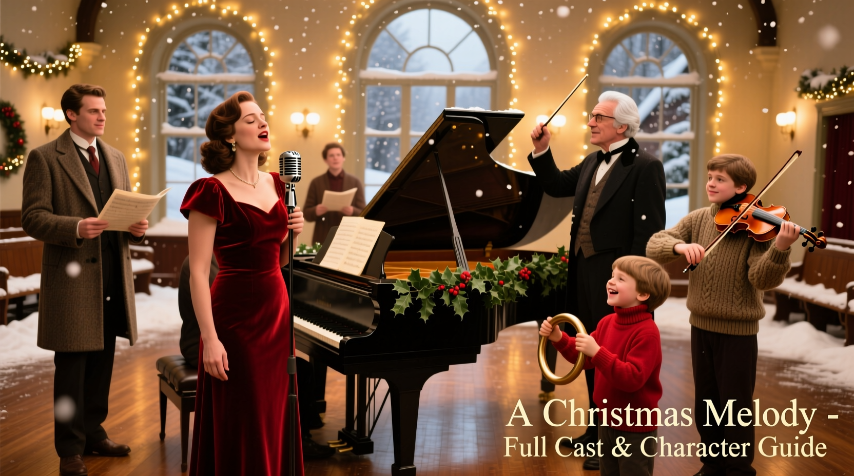 a christmas melody actors