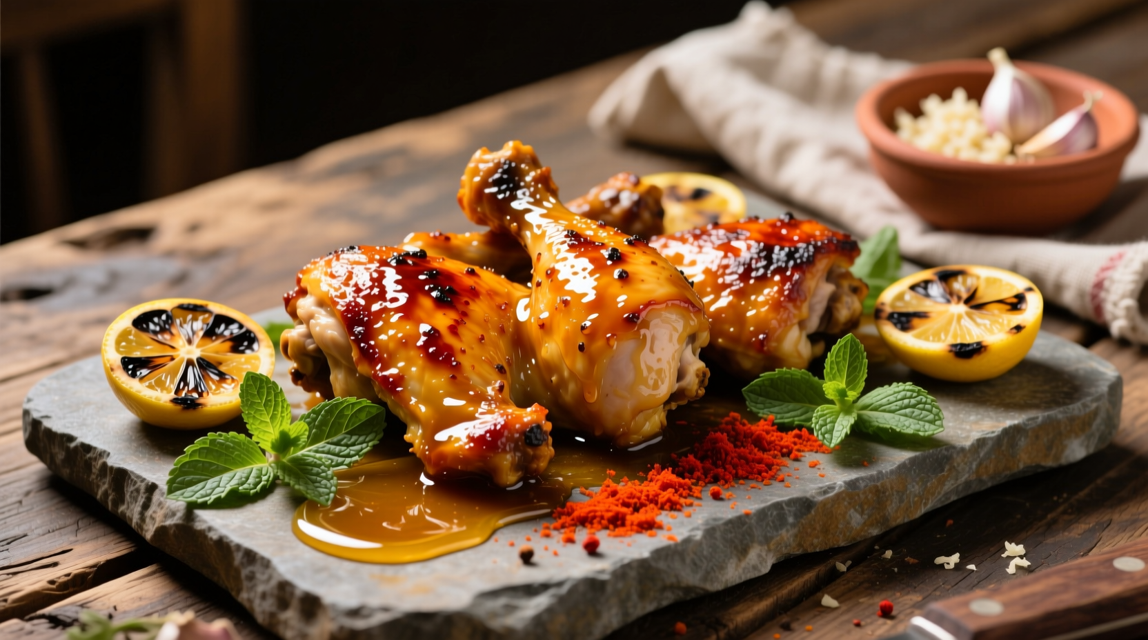 cava harissa honey chicken
